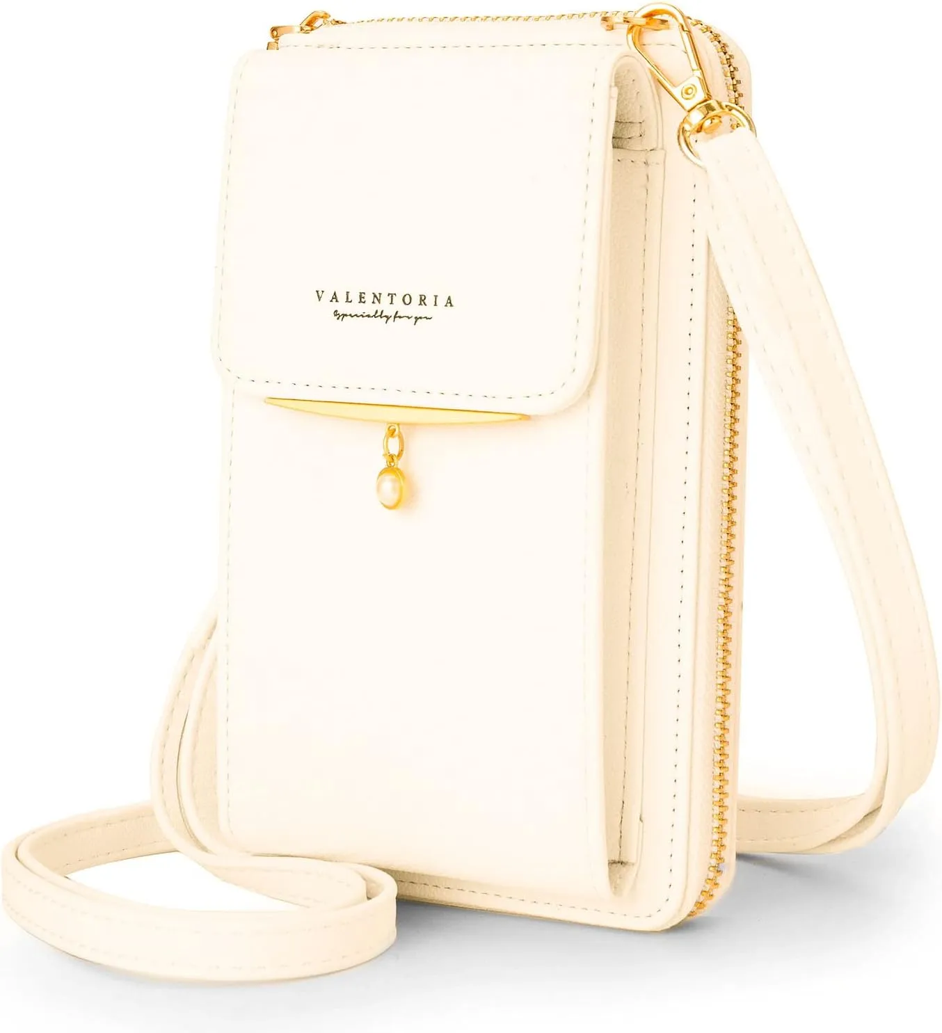 Valentoria Small Crossbody Bag Cell Phone Purse Wallet Leather Card Clutch Handbag for Women