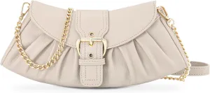 VX VONXURY Leather Clutch Purses for Women Convertible Crossbody Purses with Detachable Strap Handbag for Wedding Party