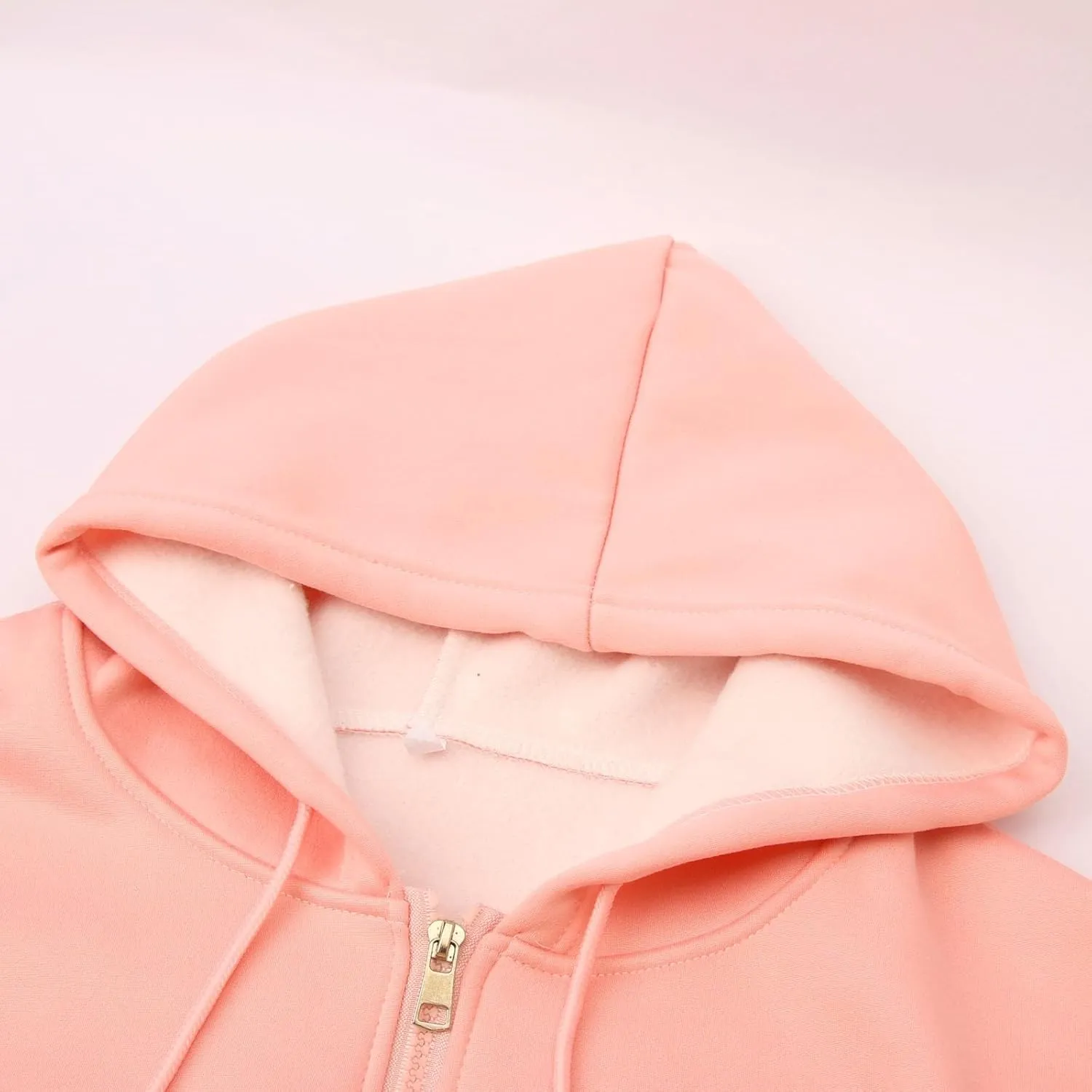 Women's Fashion Hoodie Full Zipper Short Sweatshirt Casual Comfort Gym Top Winter Long Trench Coats for Women