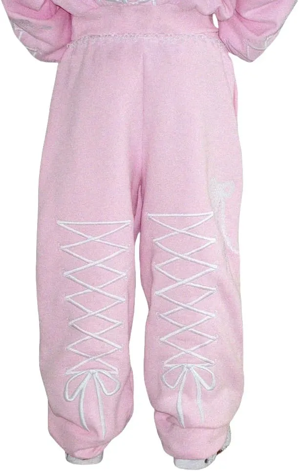Women's Girl's Hoodie Bow Tie Embroidery Oversized Graphic Y2k Spring Trendy Pink Hoodies