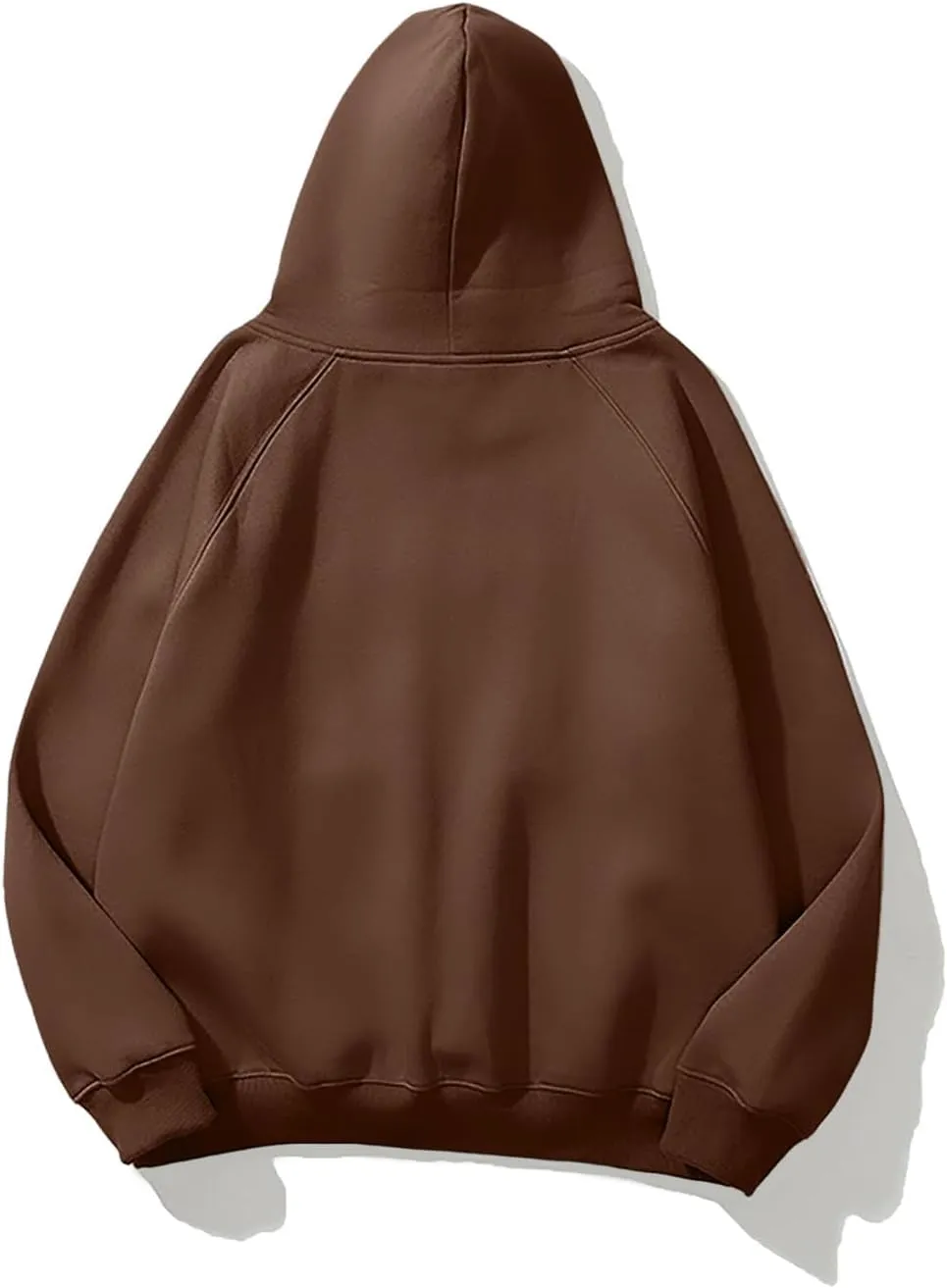 Womens Oversized Hoodies Sweatshirt Basic Solid Long Raglan Sleeves Loose Fleece Hooded Pullover With Kangaroo Pocket