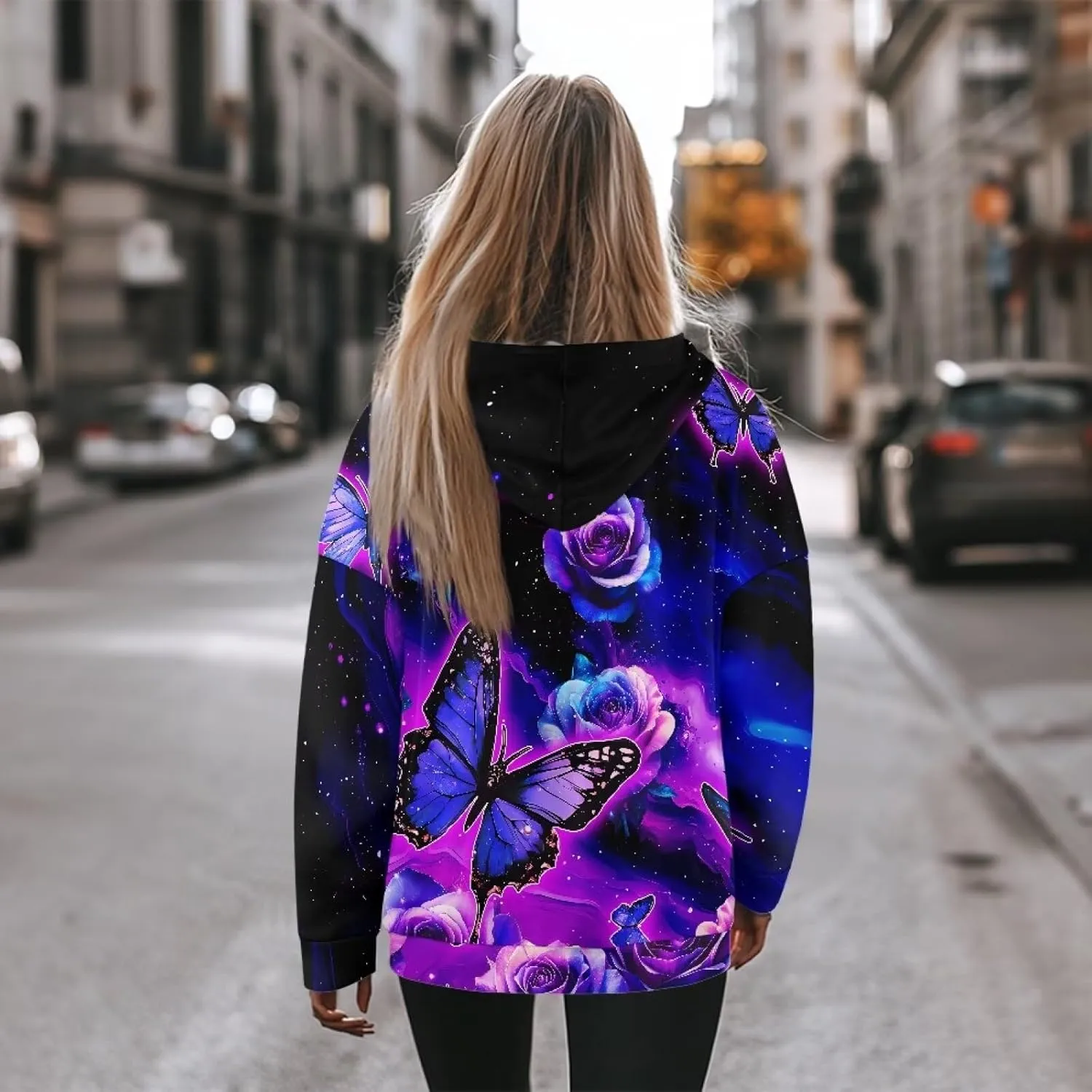 Women's Oversized Sweatshirt Hoodie Comfort Long Sleeve Pullover Sweatshirts Drop Shoulder Fall Outfits Christmas Clothes