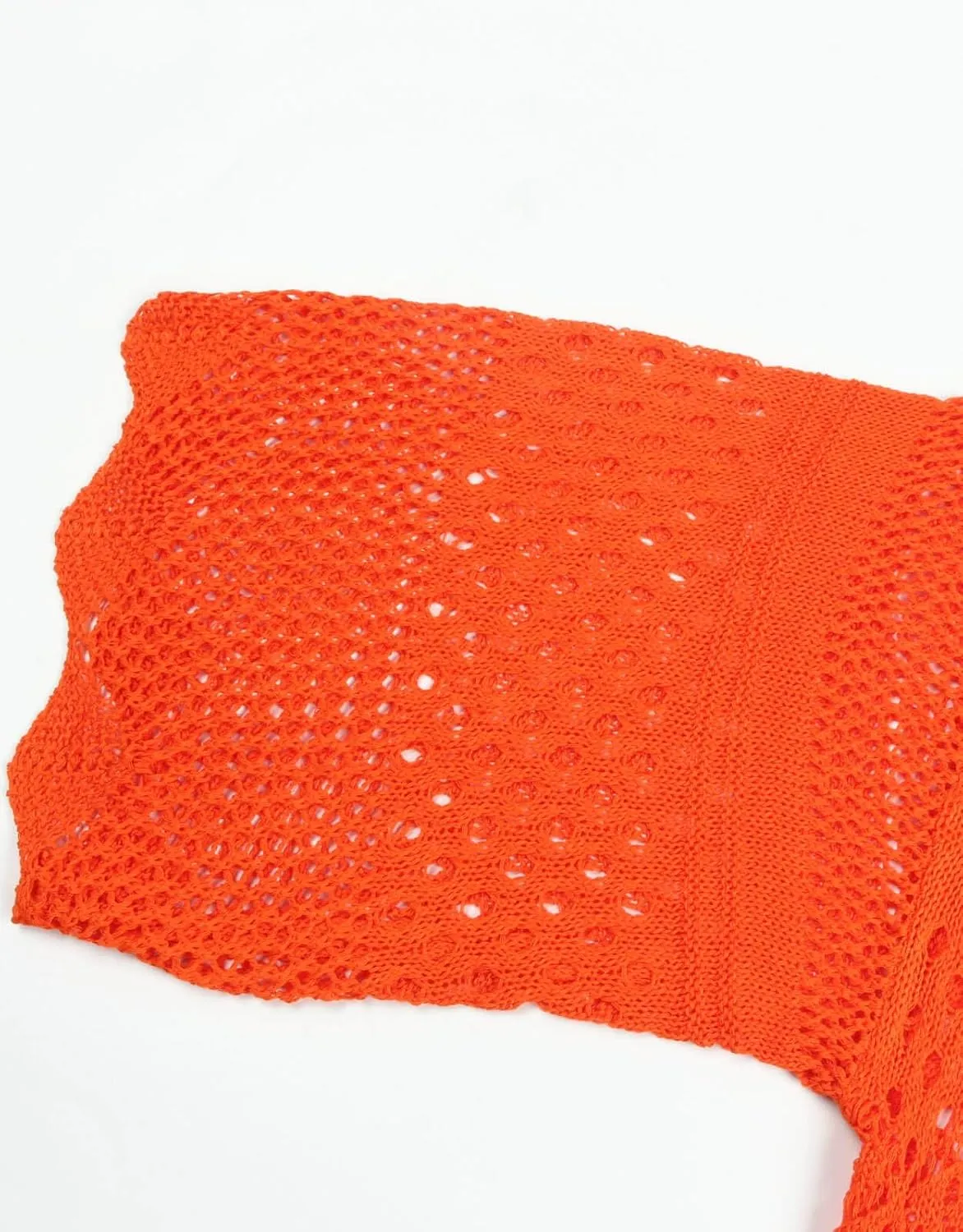 Women's Tie front Summer Cardigan Short Sleeve Hollow Out Crochet Long Kimono Cover Up