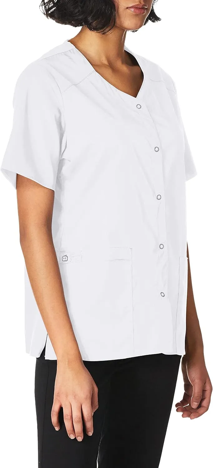 WonderWink Women's Wonderwork Short Sleeve Snap Jacket