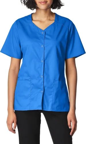 WonderWink Women's Wonderwork Short Sleeve Snap Jacket