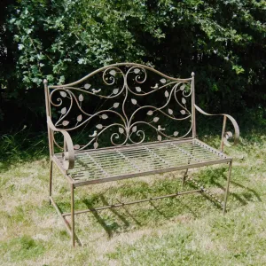 WOODLAND BENCH - Green Rust
