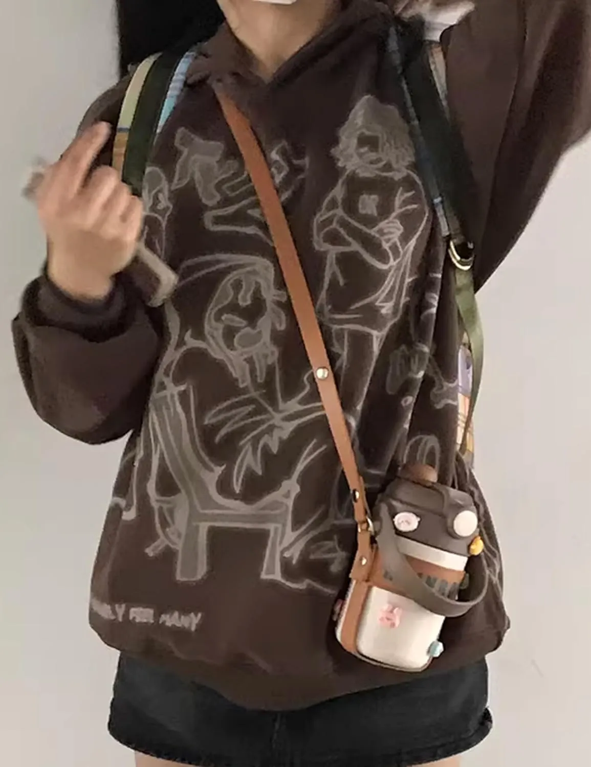 Y2k Hoodie Men Women Aesthetic Graphic Hoodies Pullover Sweatshirt Hip Hop Goth Grunge Harajuku Jacket
